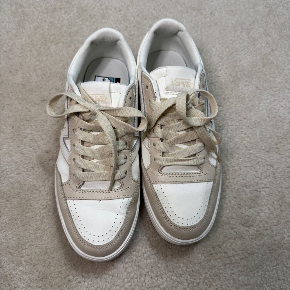 Women’s Vans Lowland Comfy Cush Shoes Marshmellow White Sz 8
